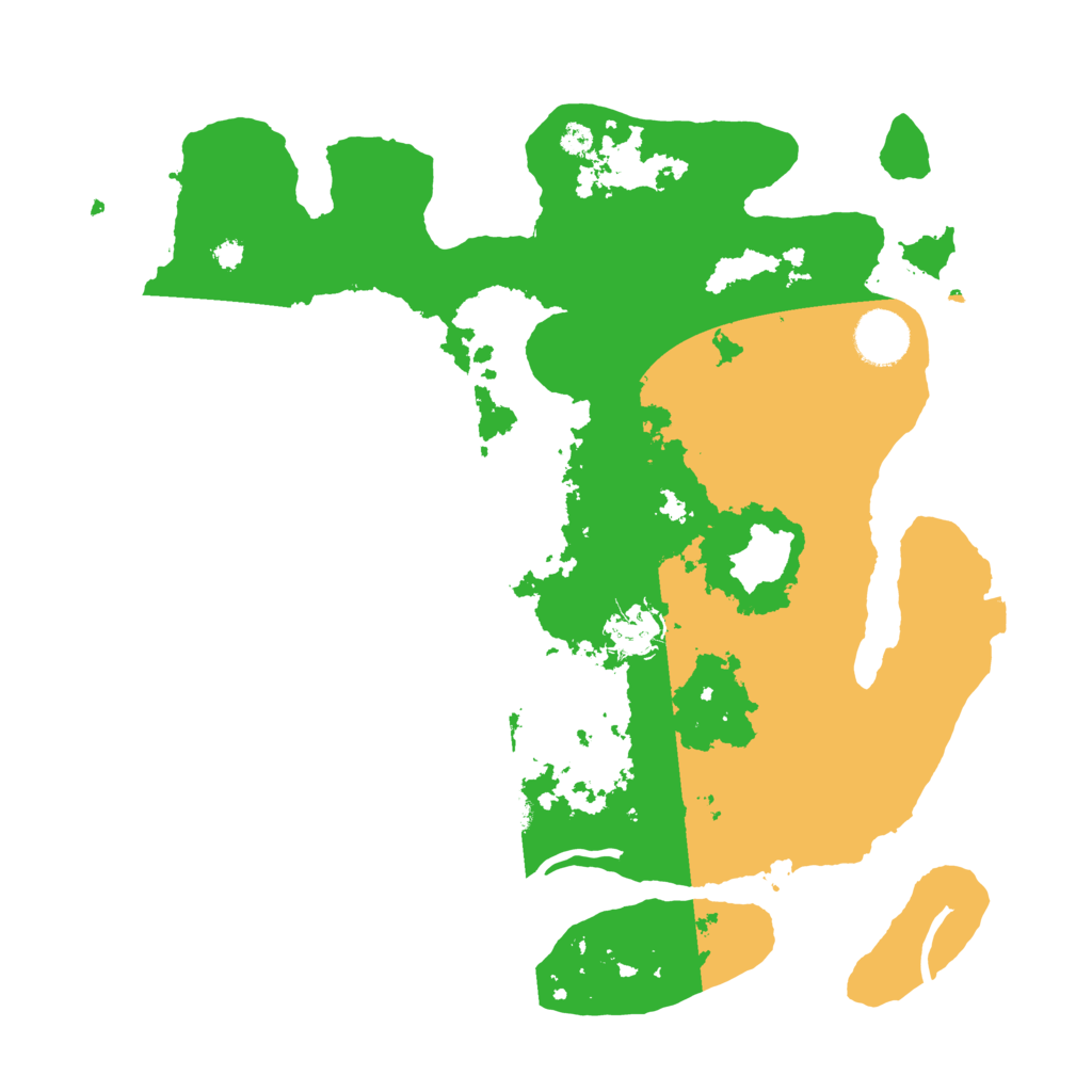 Biome Rust Map: Procedural Map, Size: 3500, Seed: 955870931