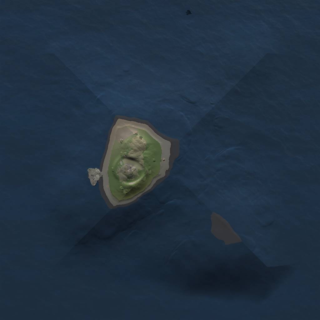 Rust Map: Procedural Map, Size: 1000, Seed: 844389, 3 Monuments