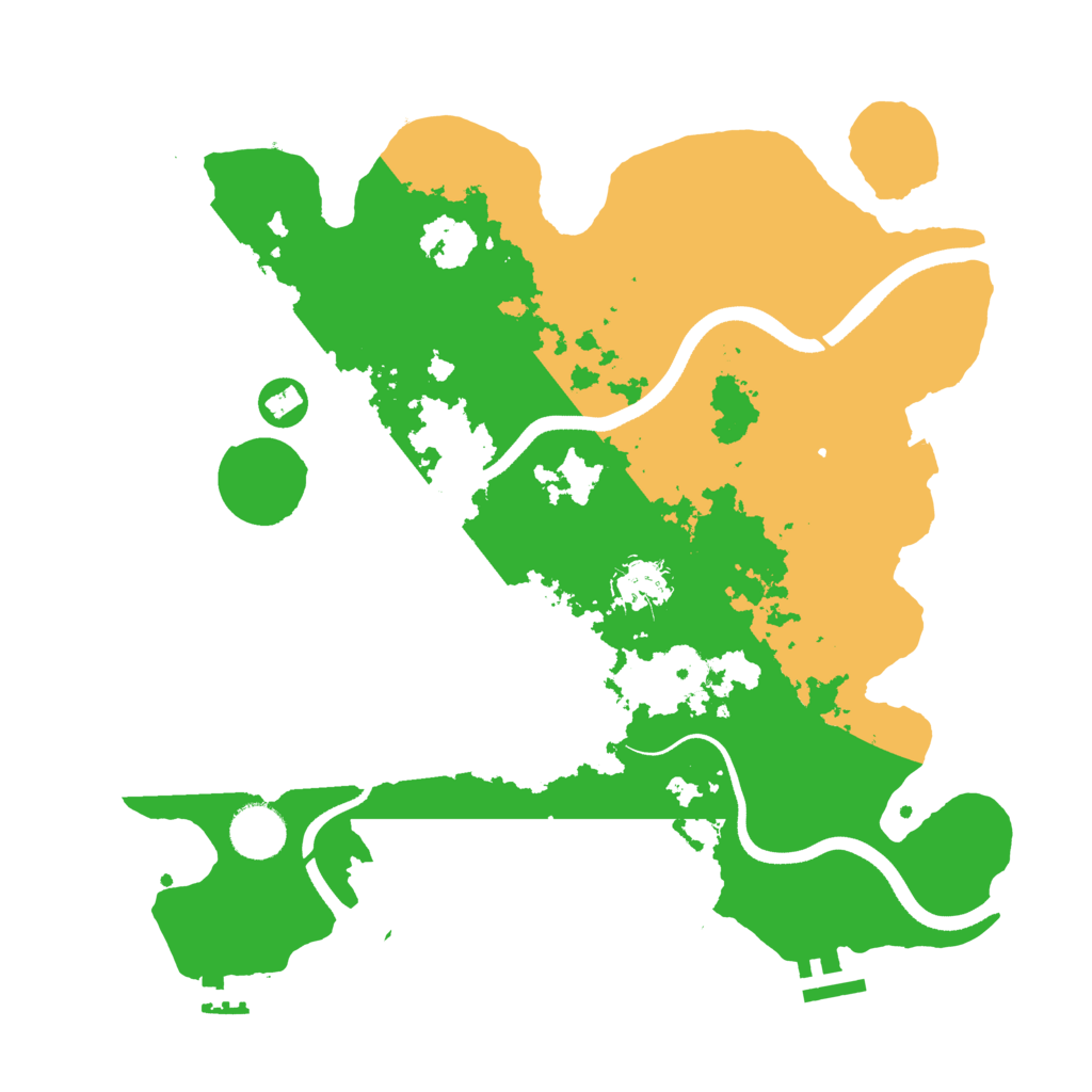 Biome Rust Map: Procedural Map, Size: 3500, Seed: 1960515179