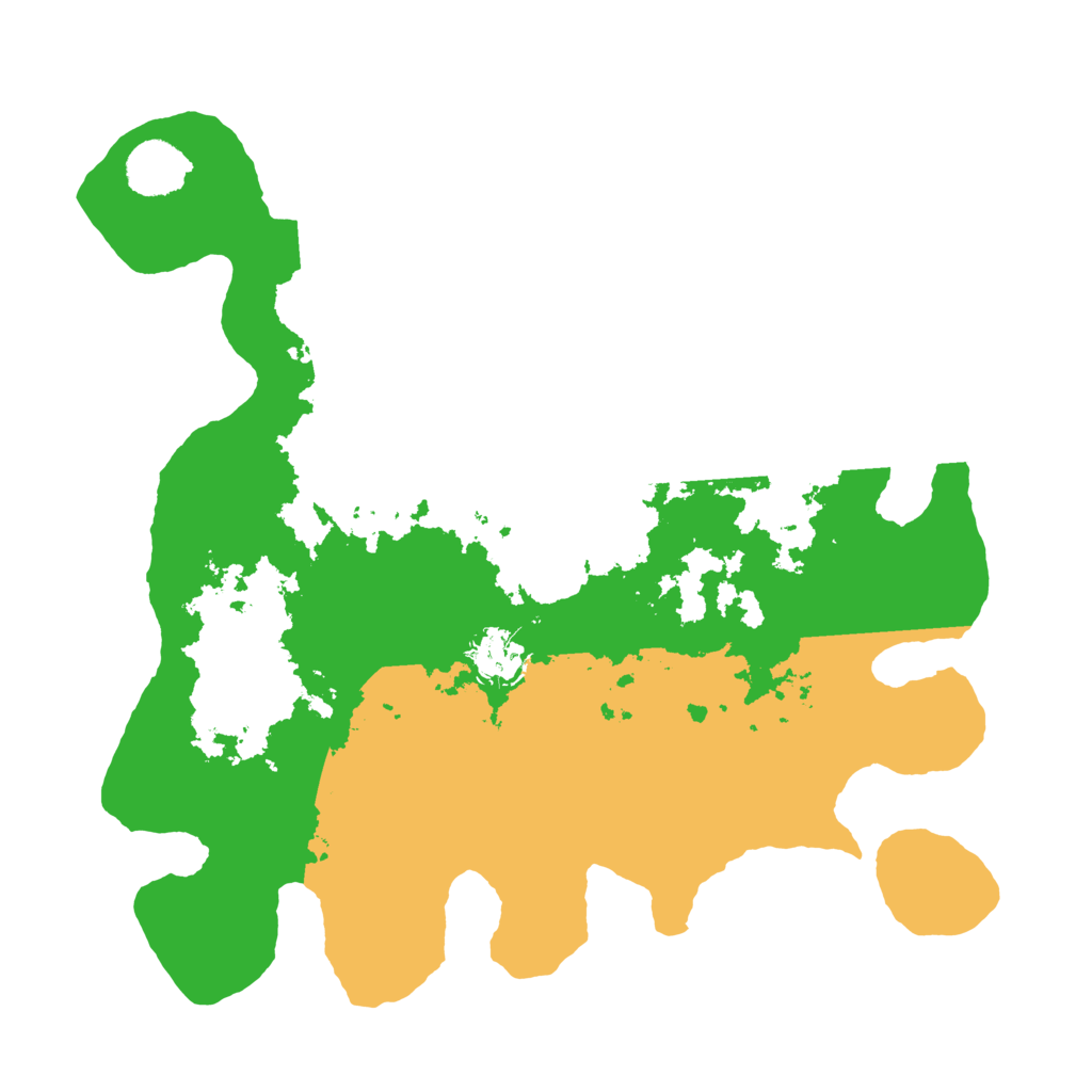 Biome Rust Map: Barren, Size: 3500, Seed: 1400353708