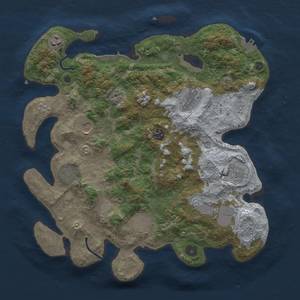 Thumbnail Rust Map: Procedural Map, Size: 3800, Seed: 1878854882, 18 Monuments