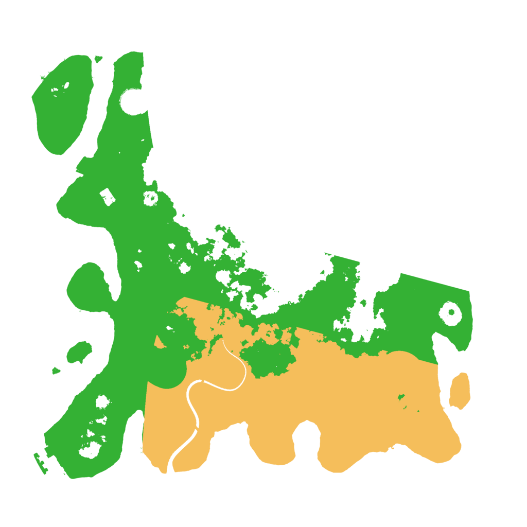 Biome Rust Map: Procedural Map, Size: 3500, Seed: 546456