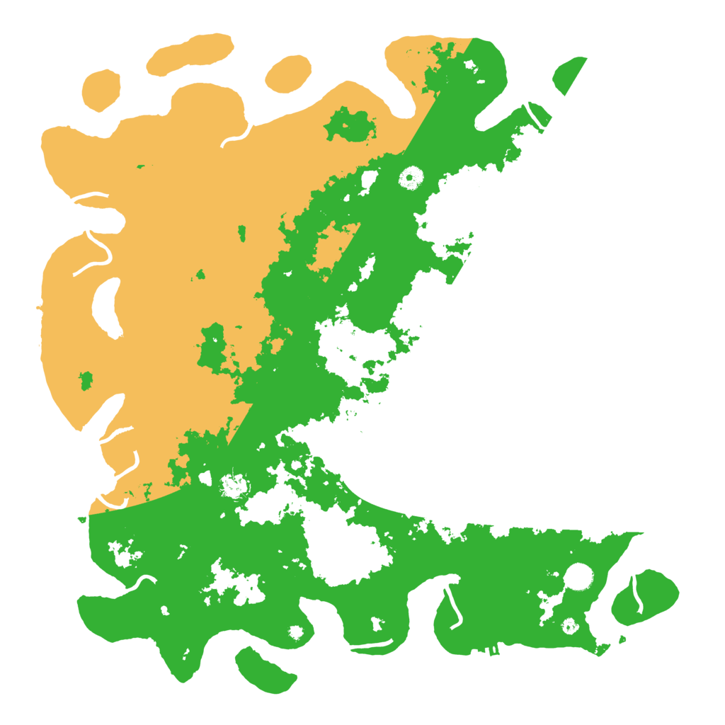 Biome Rust Map: Procedural Map, Size: 4600, Seed: 968756536
