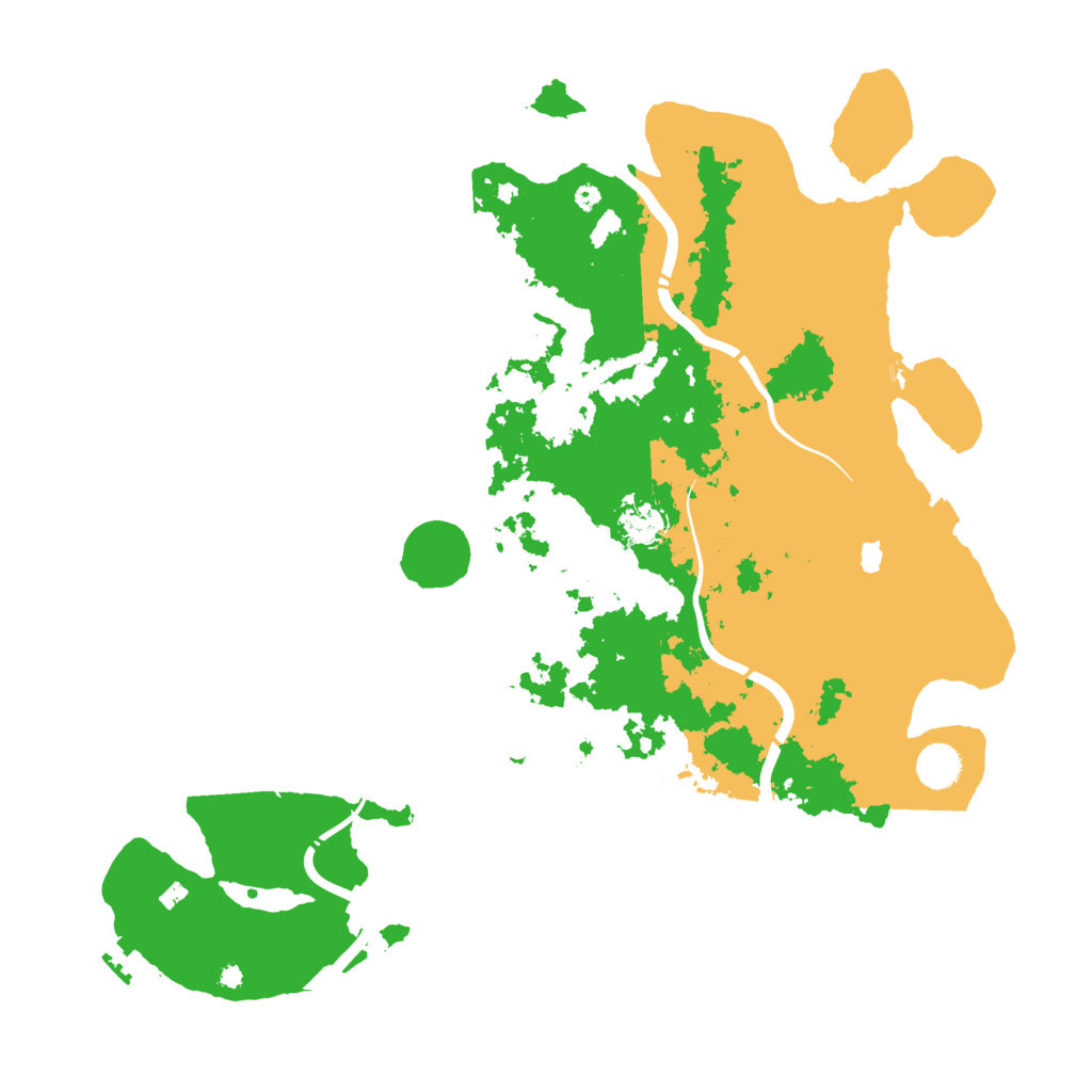 Biome Rust Map: Procedural Map, Size: 4300, Seed: 765402134