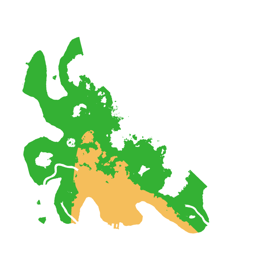 Biome Rust Map: Procedural Map, Size: 3000, Seed: 286695007