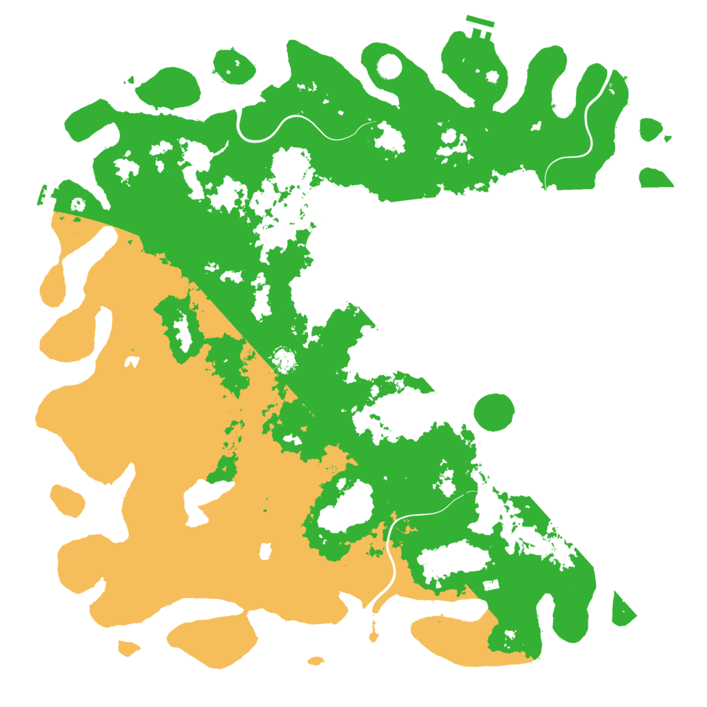 Biome Rust Map: Procedural Map, Size: 5000, Seed: 764254830