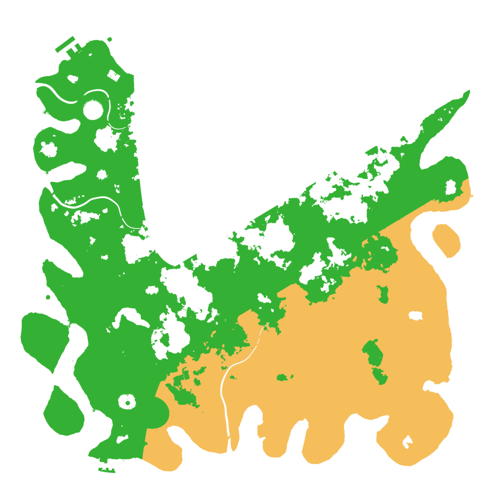 Biome Rust Map: Procedural Map, Size: 4500, Seed: 1169383680