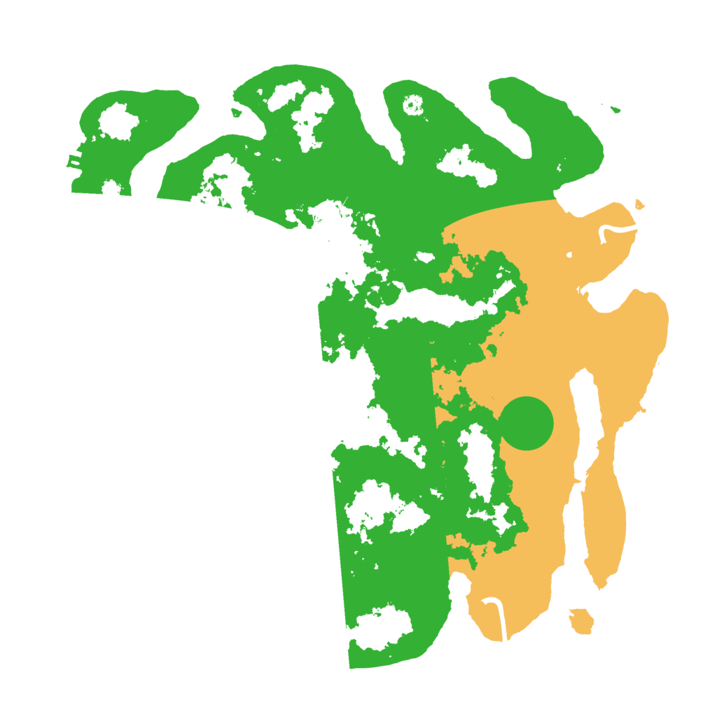 Biome Rust Map: Procedural Map, Size: 3500, Seed: 1618433782