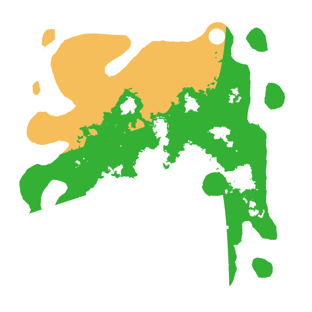 Biome Rust Map: Barren, Size: 3500, Seed: 1483281110