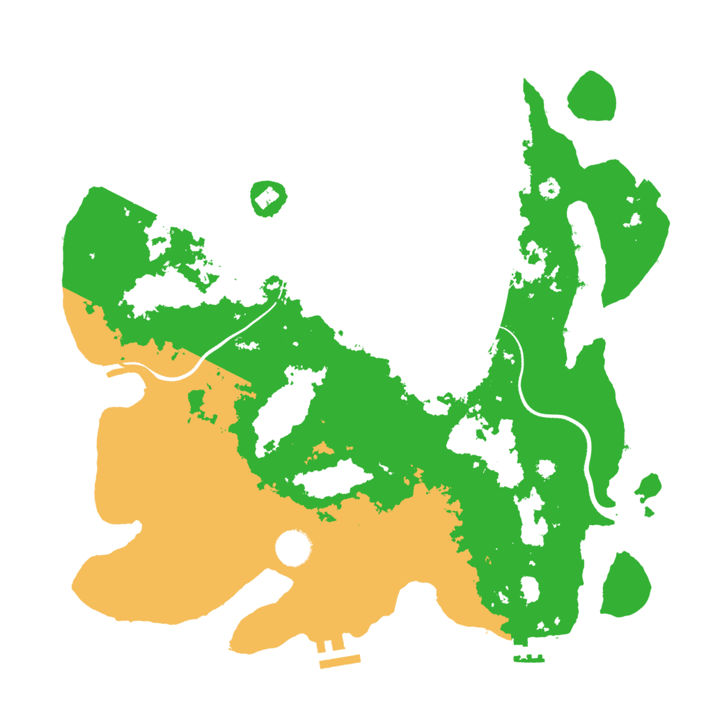 Biome Rust Map: Procedural Map, Size: 3500, Seed: 1116250906