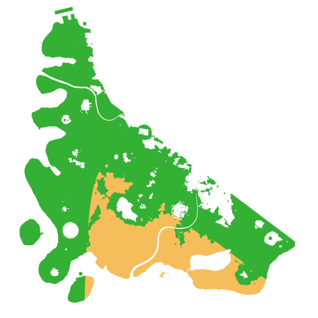 Biome Rust Map: Procedural Map, Size: 3500, Seed: 1211382403