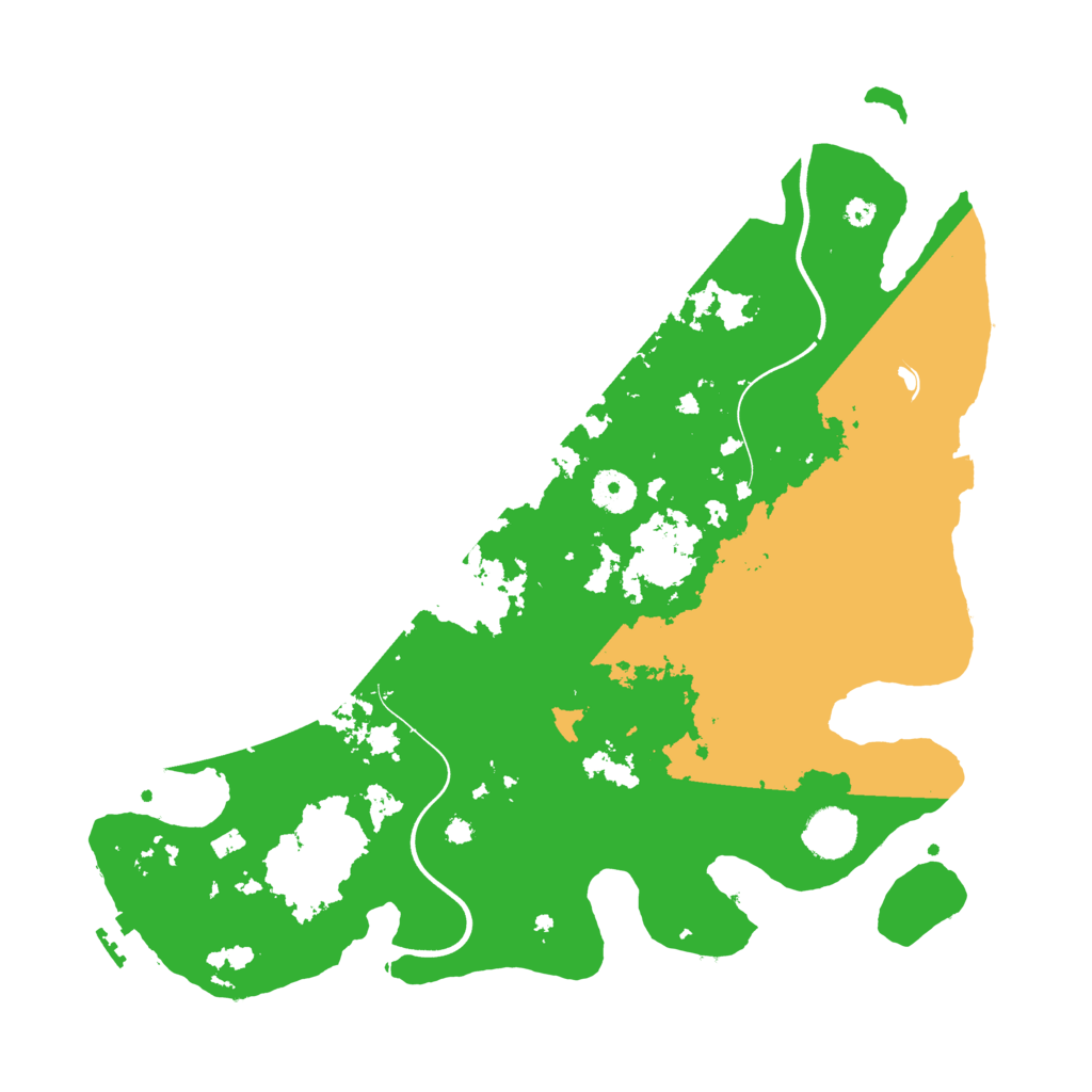 Biome Rust Map: Procedural Map, Size: 3750, Seed: 17