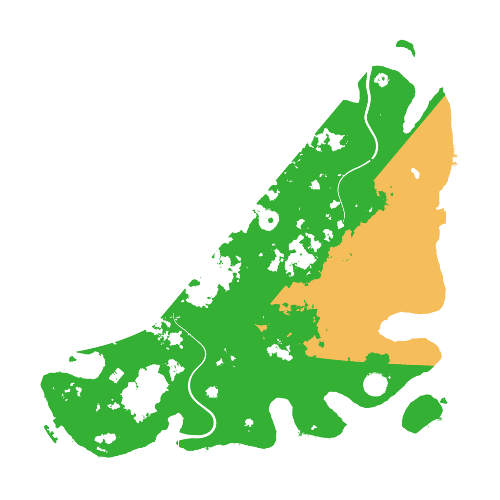 Biome Rust Map: Procedural Map, Size: 3750, Seed: 17