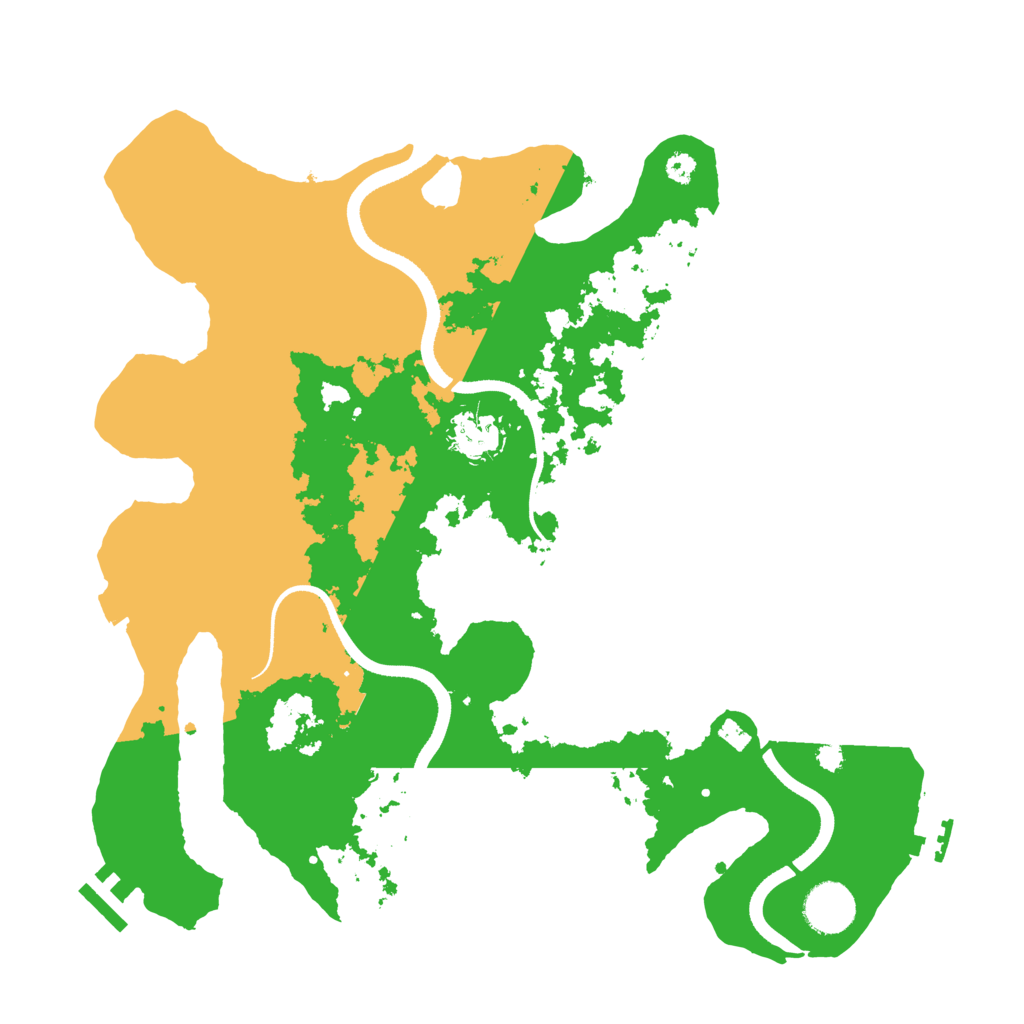 Biome Rust Map: Procedural Map, Size: 3500, Seed: 2143647720