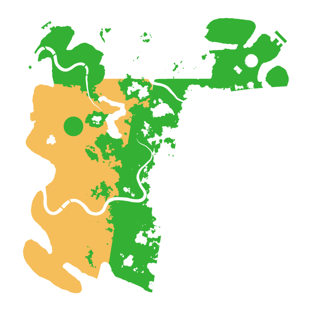 Biome Rust Map: Procedural Map, Size: 4250, Seed: 545775749