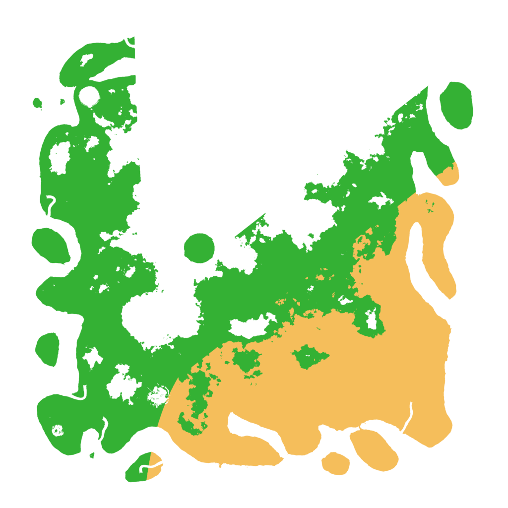 Biome Rust Map: Procedural Map, Size: 4500, Seed: 2010152122