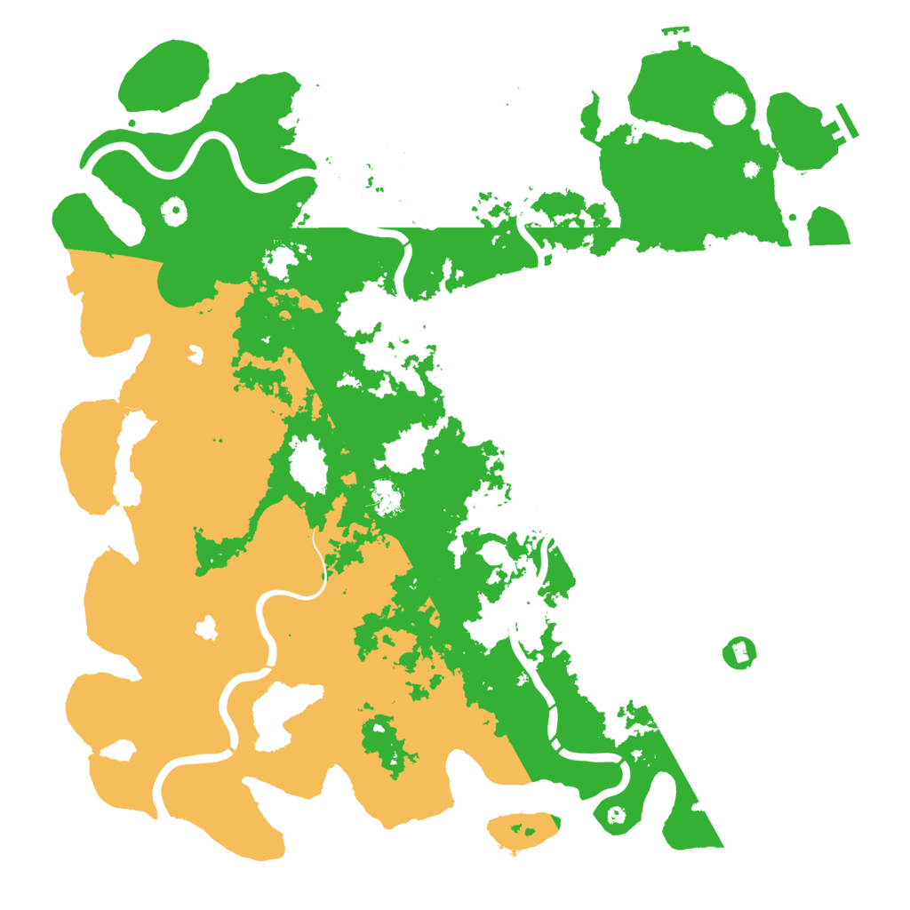 Biome Rust Map: Procedural Map, Size: 5000, Seed: 1729265189