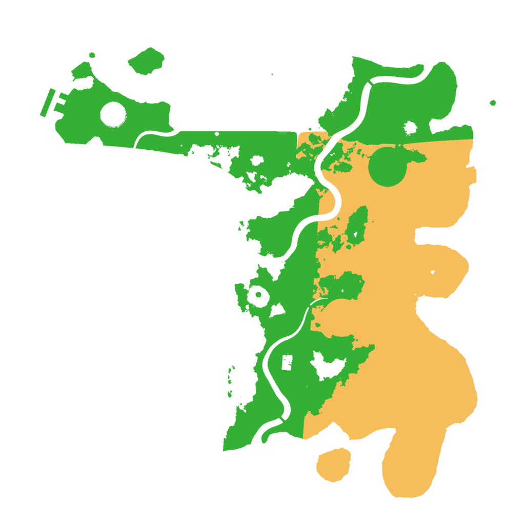 Biome Rust Map: Procedural Map, Size: 3650, Seed: 916821