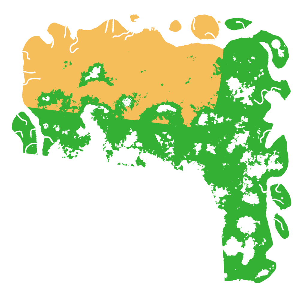 Biome Rust Map: Procedural Map, Size: 6000, Seed: 1606508577