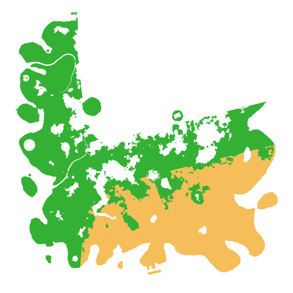 Biome Rust Map: Procedural Map, Size: 4500, Seed: 1999397360