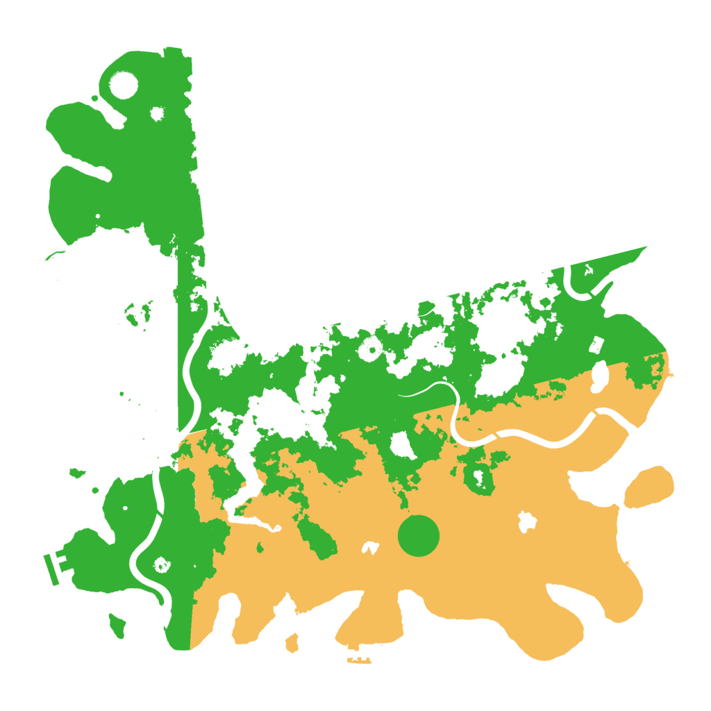Biome Rust Map: Procedural Map, Size: 4500, Seed: 1999397360