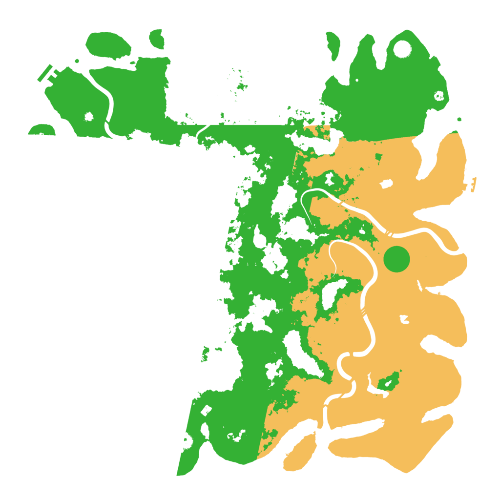 Biome Rust Map: Procedural Map, Size: 5000, Seed: 4567