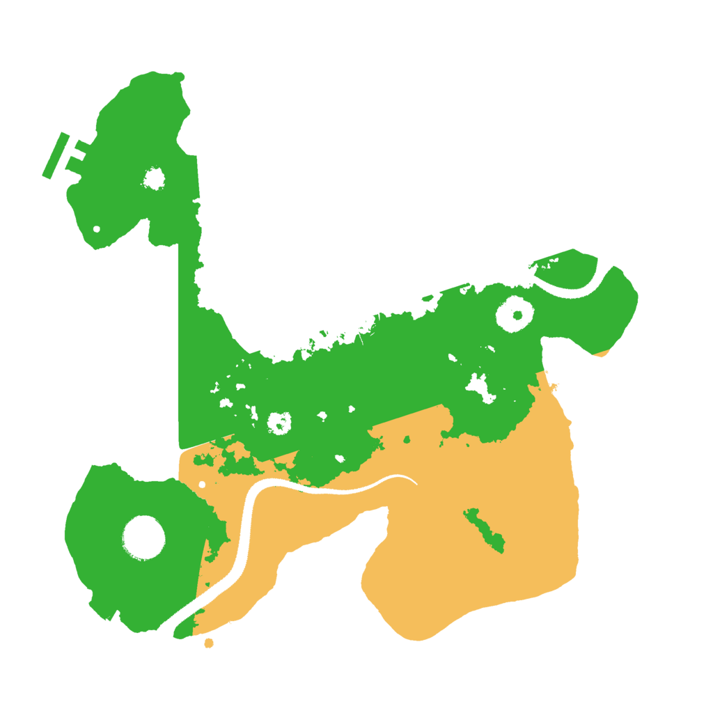 Biome Rust Map: Procedural Map, Size: 3000, Seed: 30036