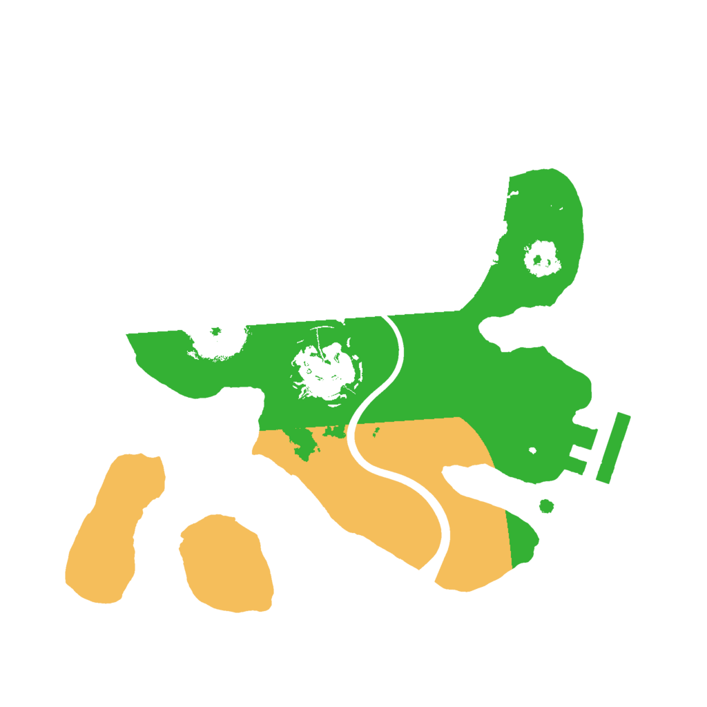 Biome Rust Map: Procedural Map, Size: 2000, Seed: 858