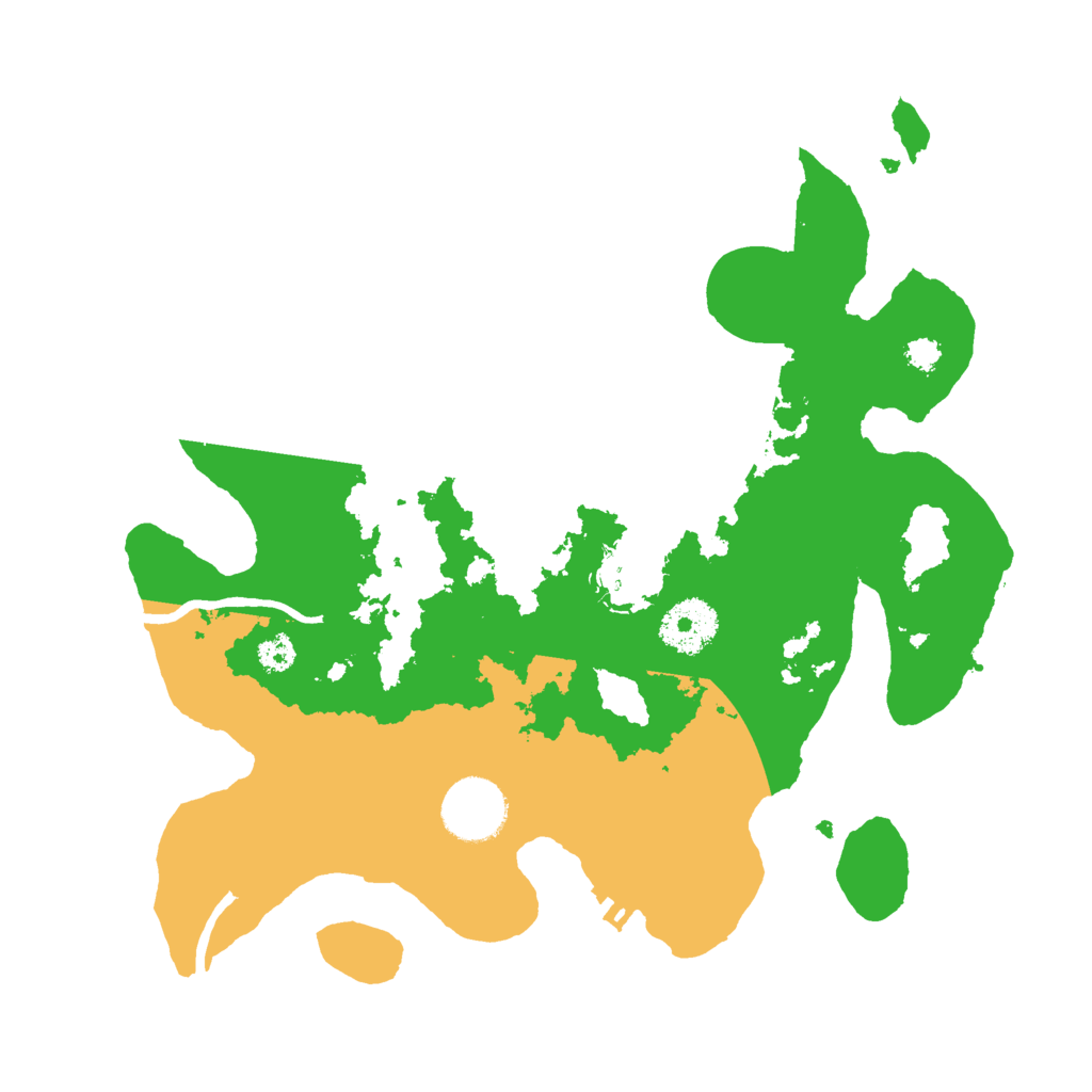 Biome Rust Map: Procedural Map, Size: 3000, Seed: 25321