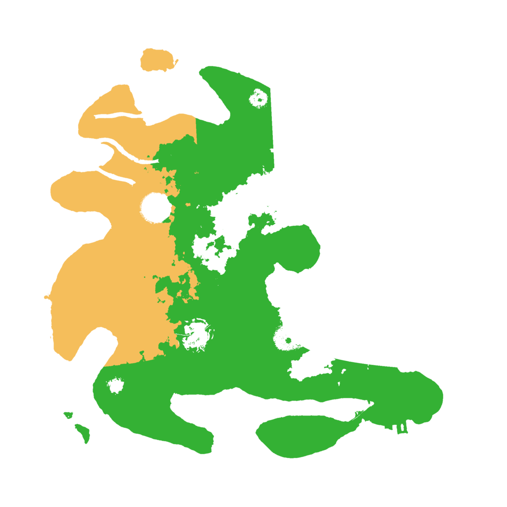 Biome Rust Map: Procedural Map, Size: 3000, Seed: 1968977051