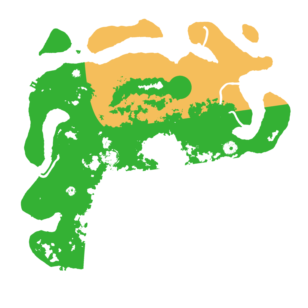 Biome Rust Map: Procedural Map, Size: 3500, Seed: 894388639