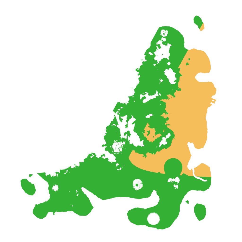 Biome Rust Map: Procedural Map, Size: 3500, Seed: 762949879