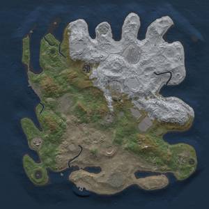 Thumbnail Rust Map: Procedural Map, Size: 3750, Seed: 842490574, 19 Monuments