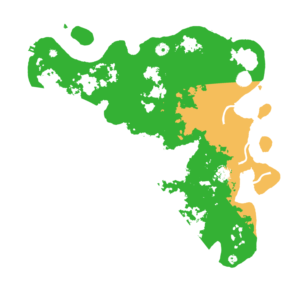 Biome Rust Map: Procedural Map, Size: 3500, Seed: 1657662361