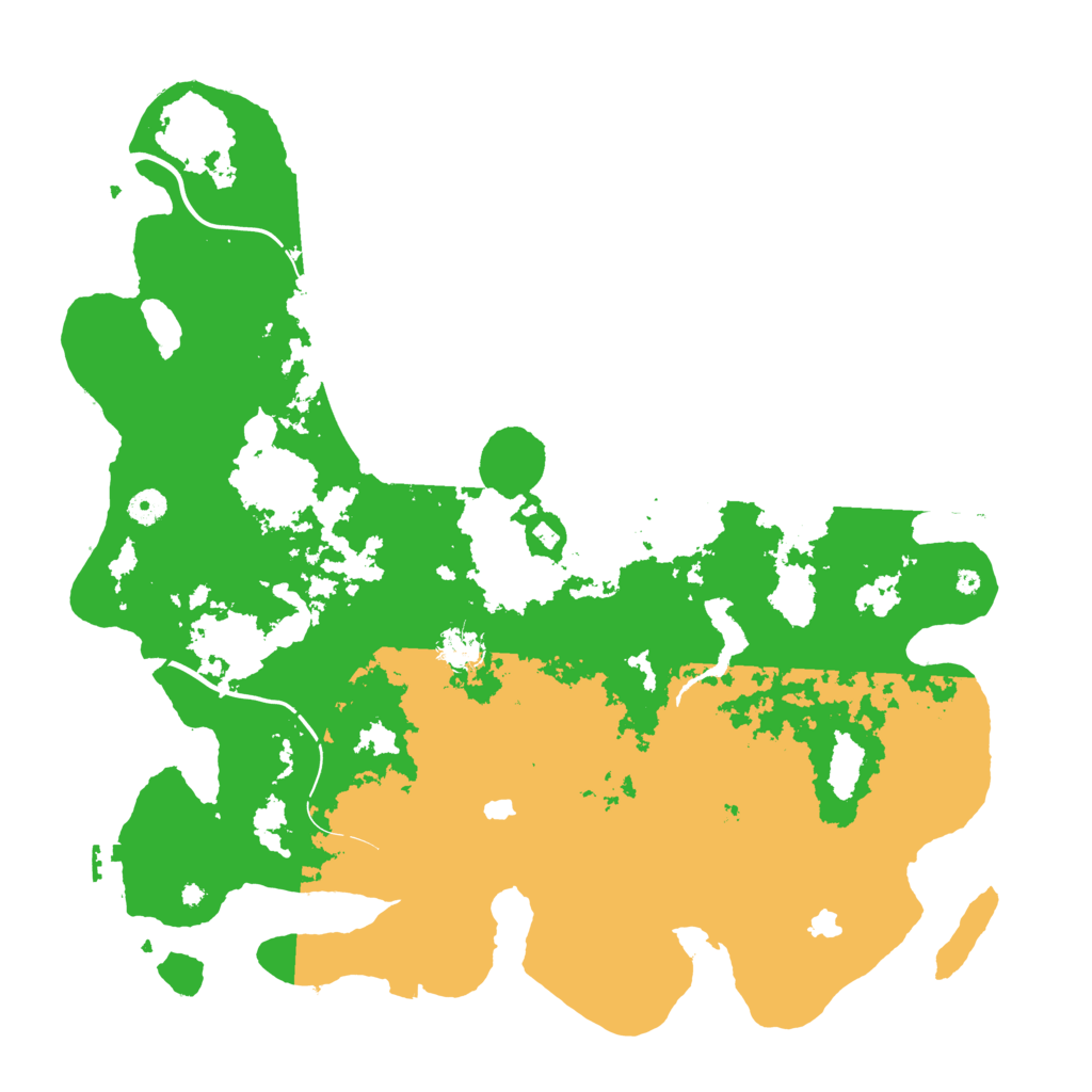 Biome Rust Map: Procedural Map, Size: 4500, Seed: 1960695446