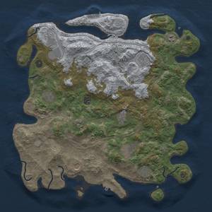 Thumbnail Rust Map: Procedural Map, Size: 4250, Seed: 1707220635, 18 Monuments