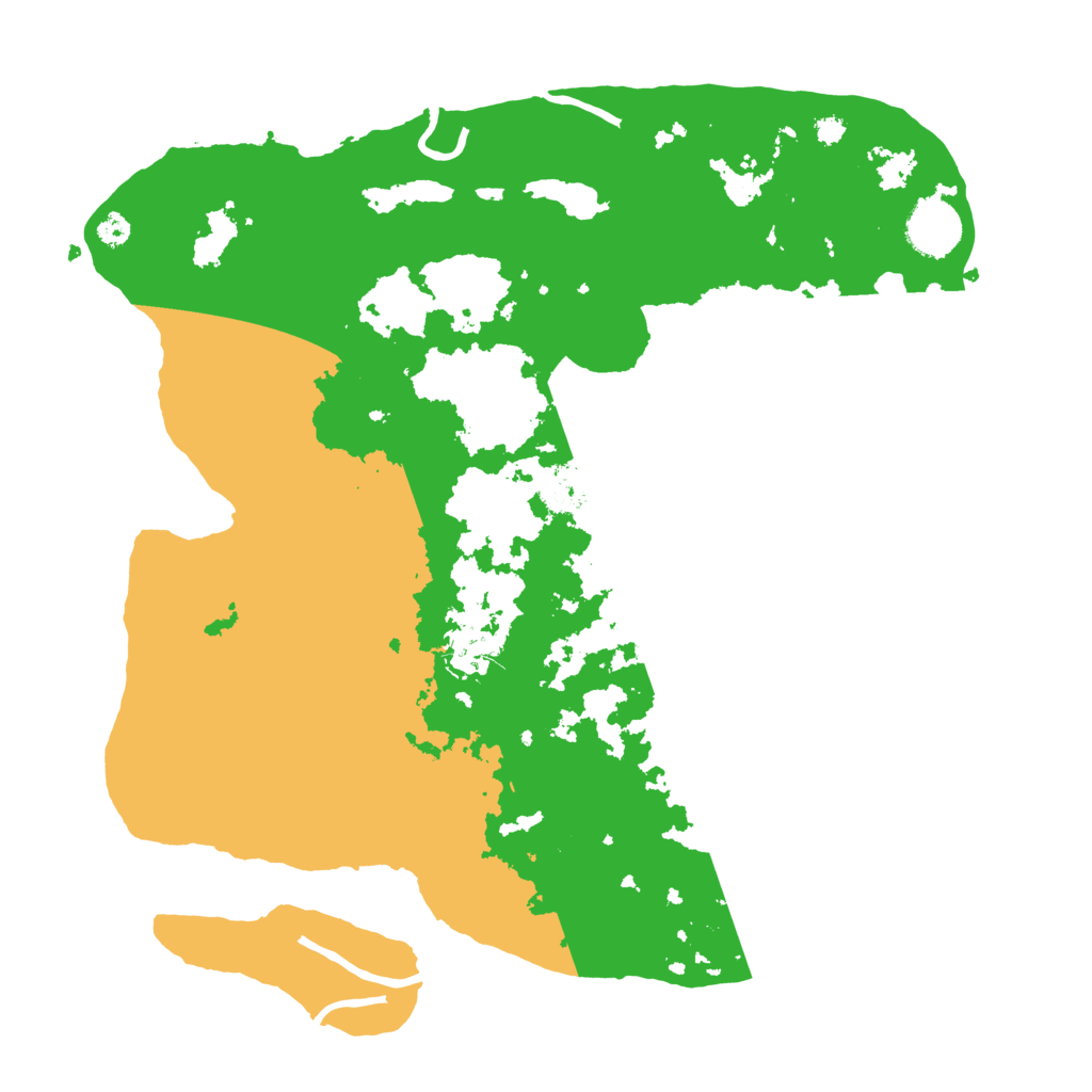 Biome Rust Map: Procedural Map, Size: 3500, Seed: 431335040