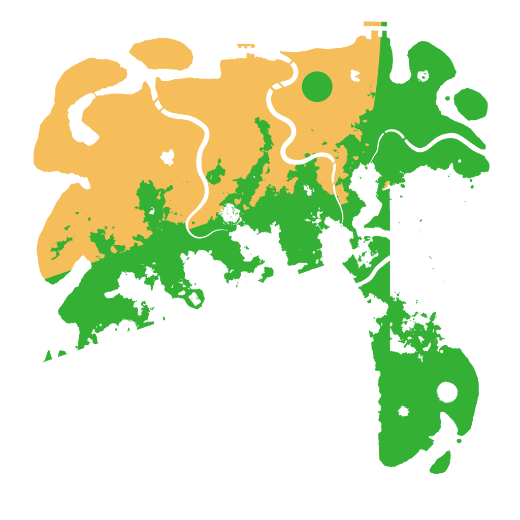 Biome Rust Map: Procedural Map, Size: 4500, Seed: 5883279