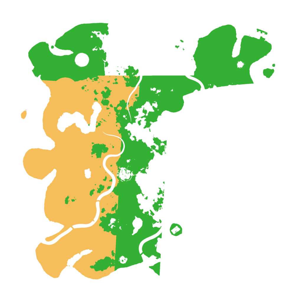 Biome Rust Map: Procedural Map, Size: 4000, Seed: 9516977