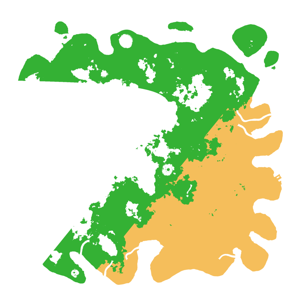 Biome Rust Map: Procedural Map, Size: 4050, Seed: 1542921816