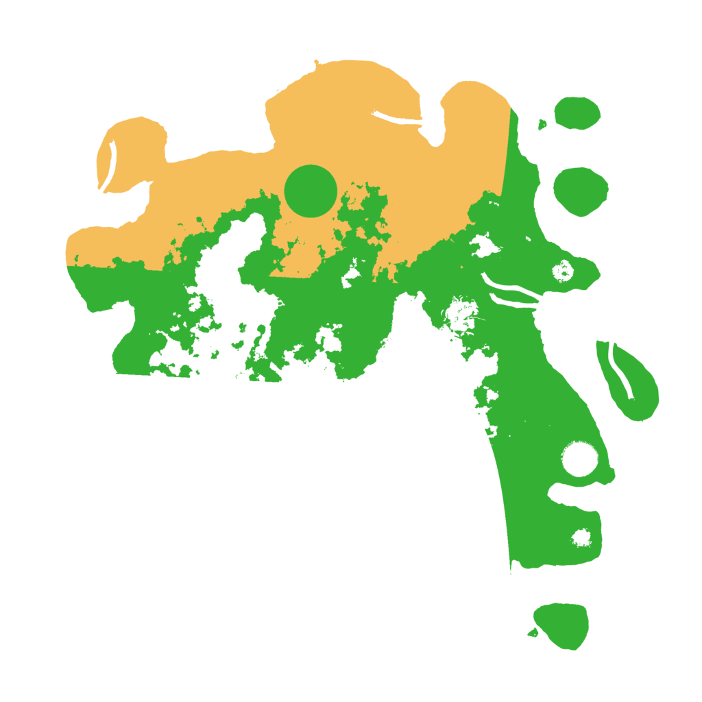 Biome Rust Map: Procedural Map, Size: 3500, Seed: 1636804416