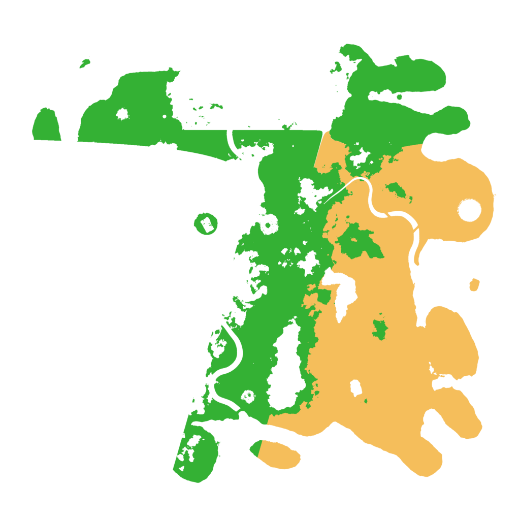 Biome Rust Map: Procedural Map, Size: 4000, Seed: 52345