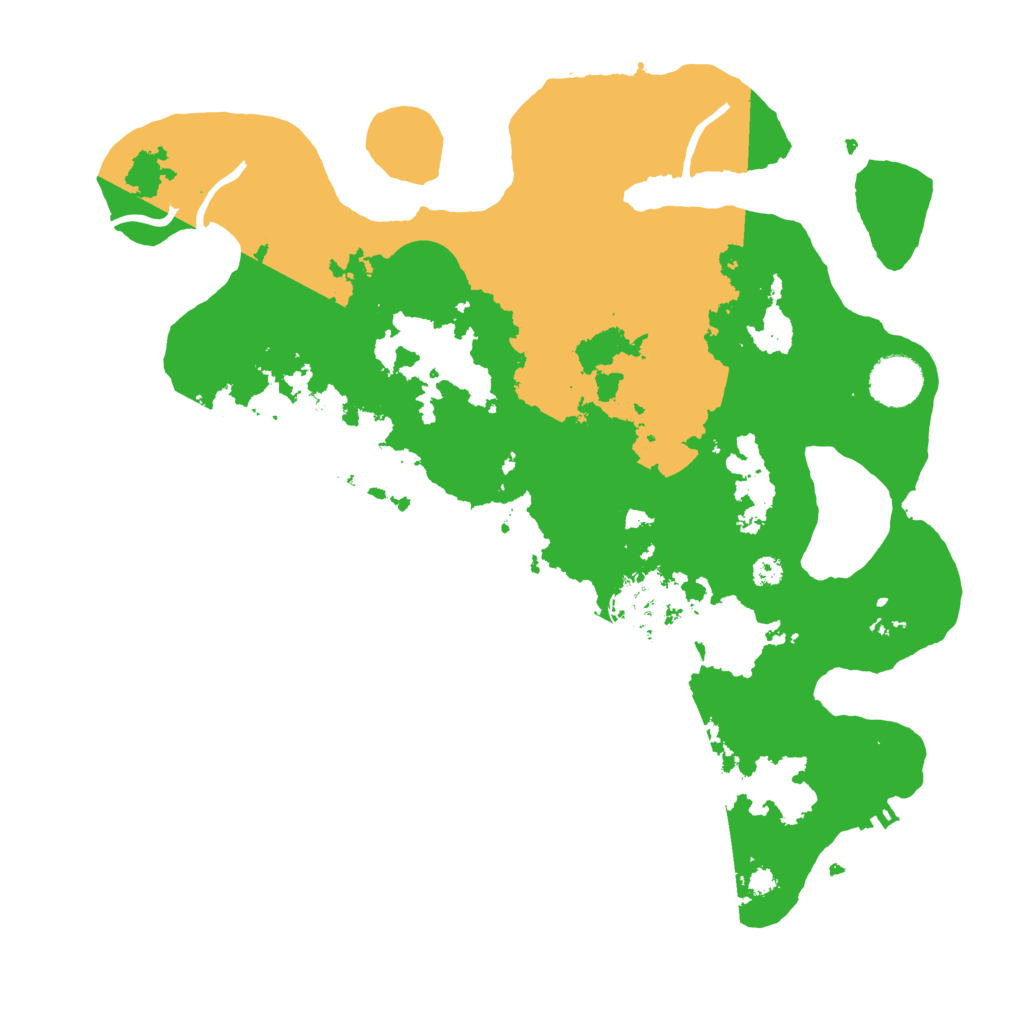 Biome Rust Map: Procedural Map, Size: 3500, Seed: 1750301318