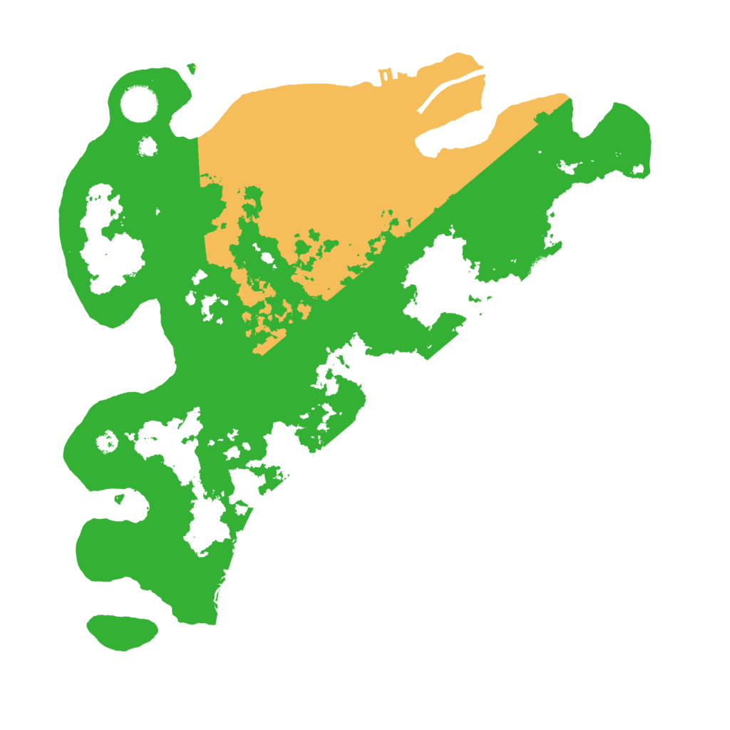Biome Rust Map: Procedural Map, Size: 3500, Seed: 65487455