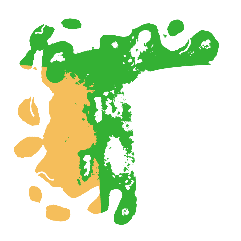 Biome Rust Map: Procedural Map, Size: 3500, Seed: 142574281