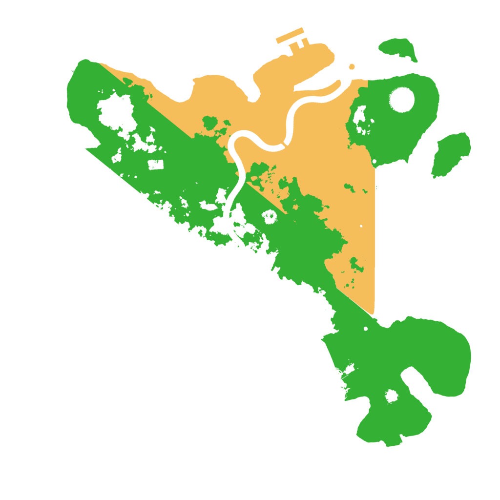 Biome Rust Map: Procedural Map, Size: 3500, Seed: 327978953