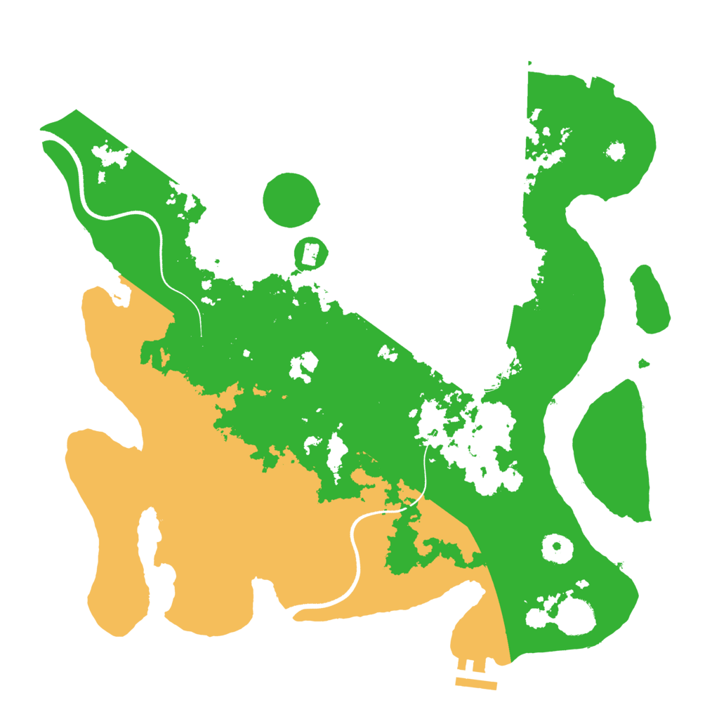 Biome Rust Map: Procedural Map, Size: 3500, Seed: 1652875958