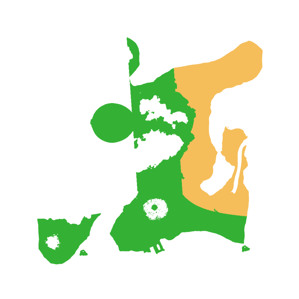 Biome Rust Map: Procedural Map, Size: 2000, Seed: 6783