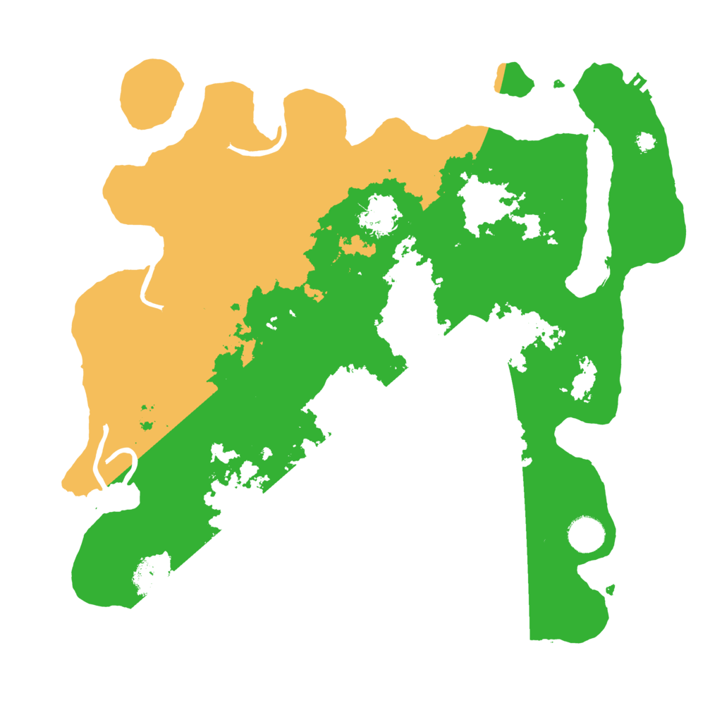 Biome Rust Map: Procedural Map, Size: 3500, Seed: 1669057512