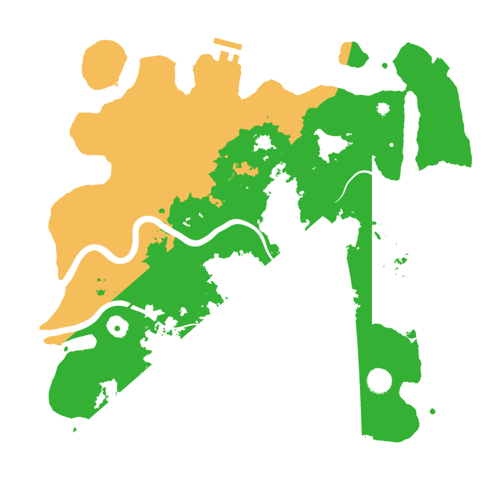 Biome Rust Map: Procedural Map, Size: 3500, Seed: 1669057512